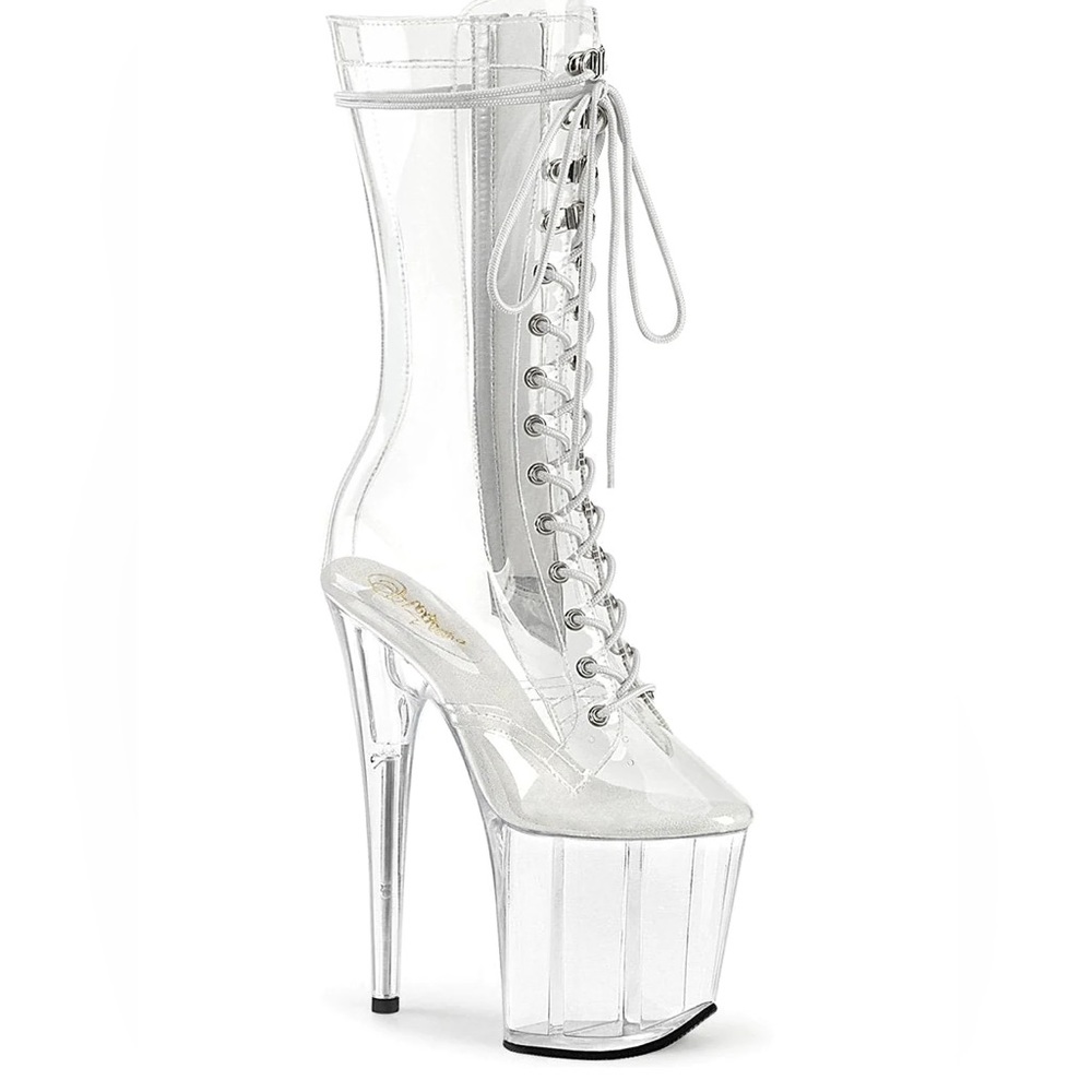 FLAMINGO-1050C ANKLE BOOT | CLEAR VINY